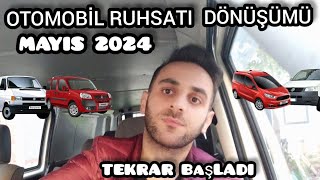 Kamyonet ruhsatından otomobil ruhsatına dönüşüm 2024