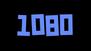 1080 Seconds Physics Timer