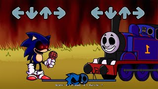 FNF Sonic All Phases VS Thomas and Friends Sings Confronting Yourself | Thomas' Railway Showdown FNF