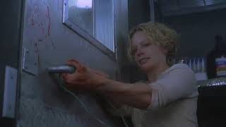 Hollow Man-I'm not gonna die in here-I'll be back -unlocking the freezer-magnet-Elizabeth Shue