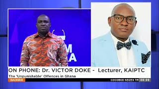 The 'Unpunishable' Offences in Ghana - Asem Yi Di Ka on Adom TV (16-01-25)