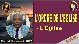 #culte  - L'ORDRE DE L'ÉGLISE  -  L'Église - dimanche  05 01 2025 - TPR