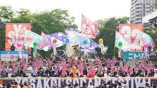 [4K] 劇団果実籠 【セミファイナル演舞】YOSAKOIソーラン祭り 2023 日曜日 セミファイナル