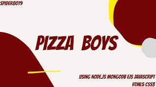 FULLY DYNAMIC WEBSITE : USING NODE.JS EJS MONGODB JAVASCRIPT CSS AND HTML : SPIDER8019