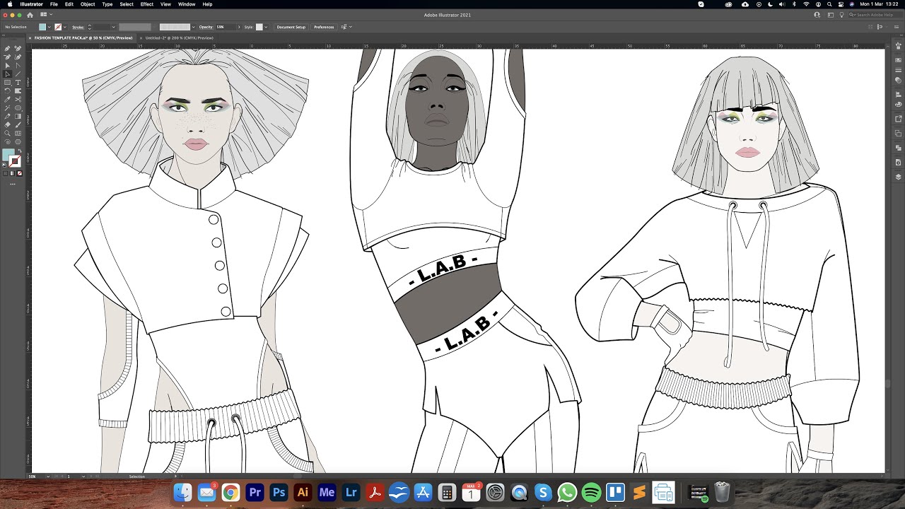 How To Draw Clothes On Adobe Illustrator