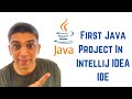 How To Create First Java Project In  IntelliJ IDEA IDE