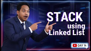 Stack Using Linked List in Python | Push Pop Peek | Why No Overflow?