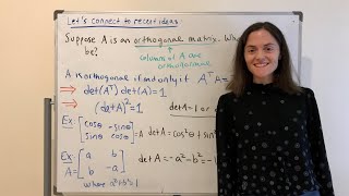 Linear Algebra: Determinants (Full Lecture)