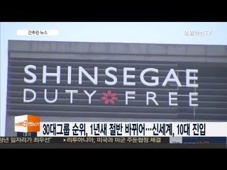 30대그룹 순위, 1년새 절반 바뀌어…신세계, 10대 첫 진입 / 연합뉴스TV (Yonhapnews TV)