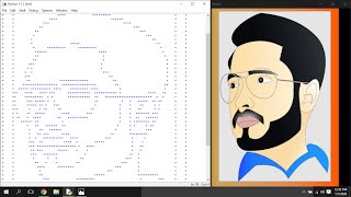Create an image using asterisks “*" in Python and OpenCV - Image Processing - Programming Concepts