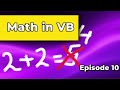 Visual Basic Tutorial #10 | Math Operations