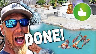 Customers' BIGGEST POND Finished! - Go BIG Or Go Home REVEAL