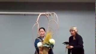 Sogetsu Ikebana Demonstration - Soho Sakai