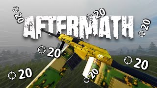 WIPING OUT THE ENTIRE MAP AS A FULL RUSSIAN IN AFTERMATH ROBLOX