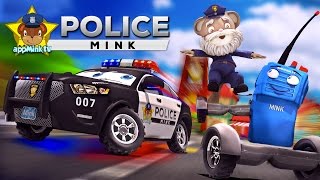 appMink Making a Police Car - Police Chief &  Walkie Talkie Ride Hoverboard and Build a Police Car