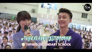 #TheCelebrityStopover at Yuying Secondary School w/ Jayley Woo \u0026 Edwin Goh