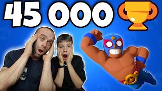 🏆Nasze PIERWSZE 45 000🏆!!! Jak szybko WBIJAĆ PUCHARKI w Brawl Stars!!!✅