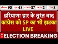 Haryana Election Result Breaking: हरियाणा हारने पर Congress को Shivsena (UBT) ने दी चेतावनी | Saini