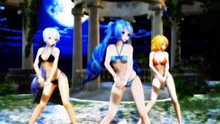 [MMD 4K]Marine Bloomin' Tda式初音ミク 鏡音リン 弱音ハク