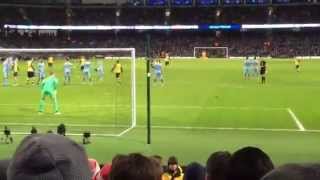 Olivier Giroud Goal - Manchester City vs Arsenal 0-2 ( 18/01/2015 )