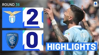 LAZIO-EMPOLI 2-0 | HIGHLIGHTS | Late Vecino Strike Seals Victory | Serie A 2023/24