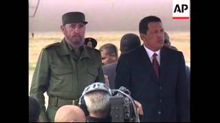 VENEZUELA: CUBAN LEADER FIDEL CASTRO VISIT