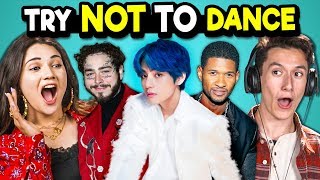 Generations React To Try Not To Dance Challenge (Favorite Songs Game)