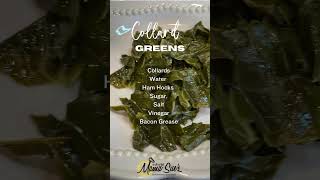 Easy and delicious Collard Greens!  Best vegetable side dish.  Best collard green recipe!