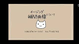 補間曲線（イージング）イメージについて【ねこ】