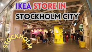 IKEA in the city of Stockholm. In Gallerian Hamngatan. The new IKEA