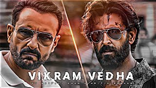 Vikram Vedha Edit | Hrithik Roshan Edit | Dilber Dilber Ft.Vikram Vedha | Vikram Vedha Trailer Edit