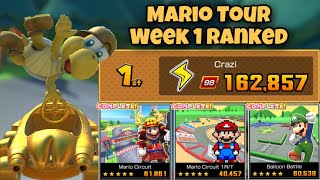 Mario Kart Tour - Mario Tour Week 1 Ranked High Score Races