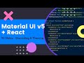 Material UI in React #3 - Styles - adding global theme and overriding default styles