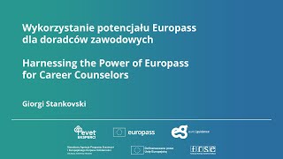 Harnessing the Power of Europass for Career Counselors – Giorgi Stankovski