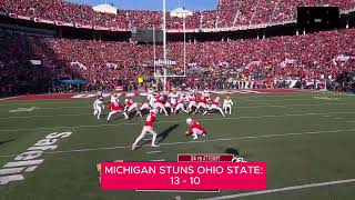 Michigan Wolverines stuns Ohio State Buckeyes