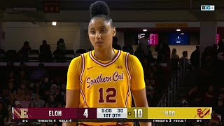 FULL GAME: #5 USC Trojans vs Elon, December 15, 2024 | Women's Basketball, JuJu Watkins