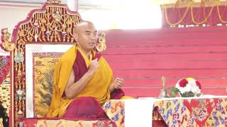 སྐབས་སོ་བདུན་པའི་སྨོན་ལམ་སྔོན་འགྲོའི་གསུང་ཆོས། མི་འགྱུར་རིན་པོ་ཆེའི་སྒོམ་ཁྲིད། ཉིན་གསུམ་པའི་སྔ་དྲོ།