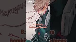 POV: TE DECLARAS A BAKUGOU Y LO BESAS Y EL RESPONDE ASI