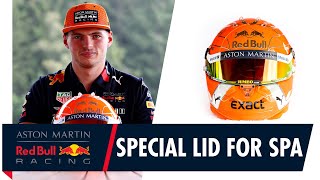 Special Lid For Spa | Max Verstappen Reveals His Belgian GP Helmet