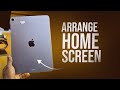 How to Arrange iPad Home Screen (tutorial)