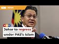 Johor will regress with PAS’s version of Islam, says Nur Jazlan