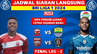 Jadwal Final Leg 2 Championship Series Liga 1 2024 - Madura United vs Persib - BRI Liga 1 2024
