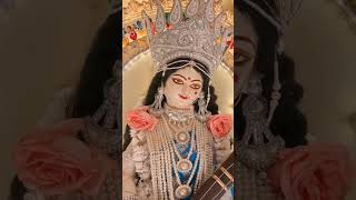 Saraswati devi 🌺#shorts #saraswatipuja 2025 #viralvideo @tiyashavlogs21 #ytshorts #ytviral