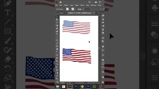 A realistic waving flag effect using the Mesh Tool in Adobe Illustrator