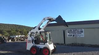 2005 Bobcat S185 Rubber Tire Skid Steer Loader Cab Heat Air Kubota 61HP Turbo Diesel For Sale Nice!!