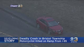 Police: Motorcyclist Killed After Crash In Bristol Township