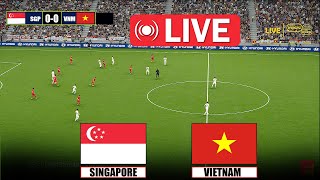 🔴[ TRỰC TIẾP ] SINGAPORE vs VIỆT NAM eFootball PES 21 trò chơi mô phỏng video