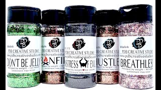 New August Glitter Colors 2021 - PDB Creative Studio