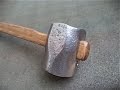 Blacksmithing - Handling a hammer in an alternative way