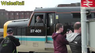 Royal Scots Grey - A Deltic at Eastleigh and 37401 10th March 2025